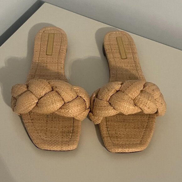 Loeffler Randall Joanna Braided Band Flat Sandals - Picture 1 of 6